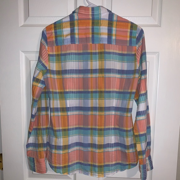 J.Crew Pastel Seersucker ‘The Perfect Shirt’ - Picture 2 of 4